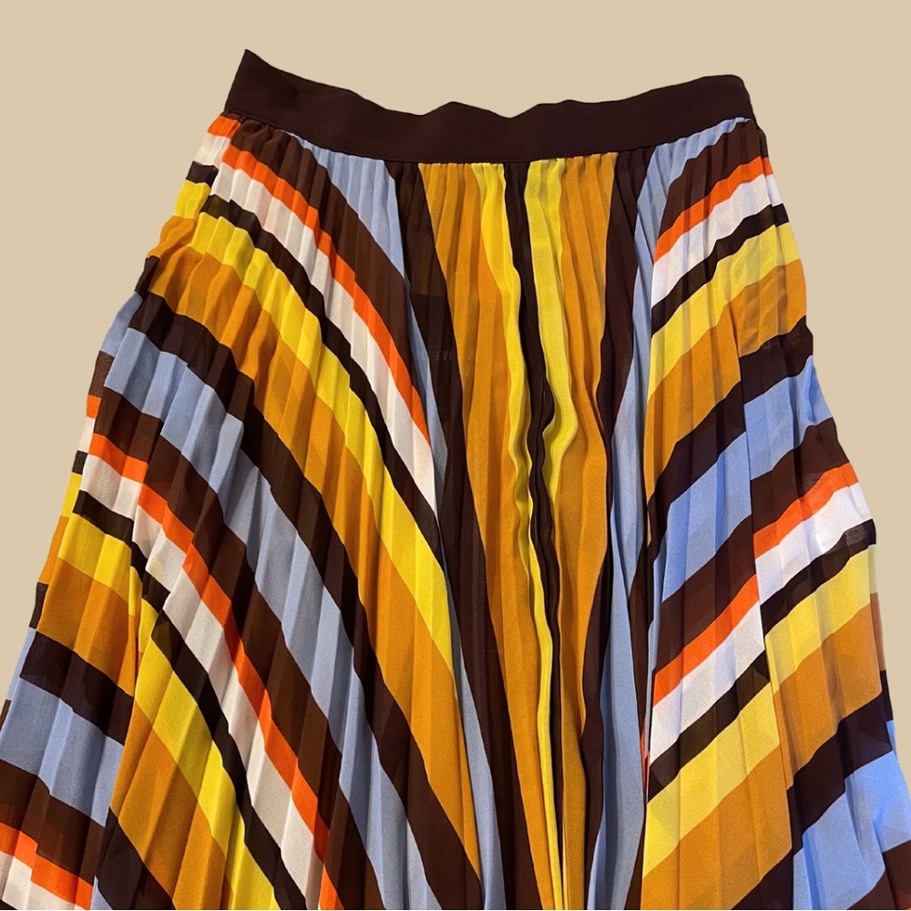 Forever 21 Multicolor Midi Skirt